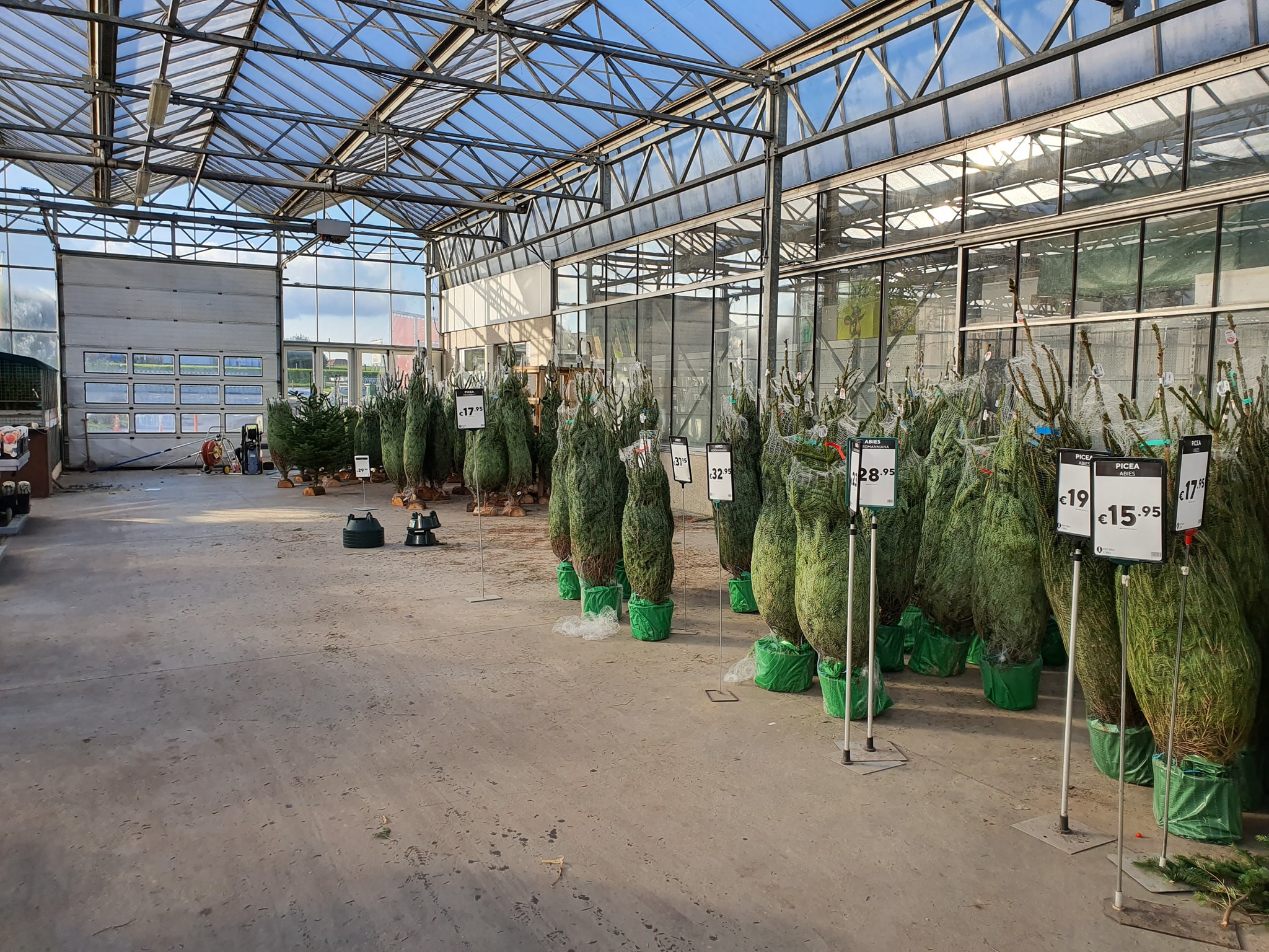 tuinbouwserre reinigen AquaBlue West-Vlaanderen resultaat