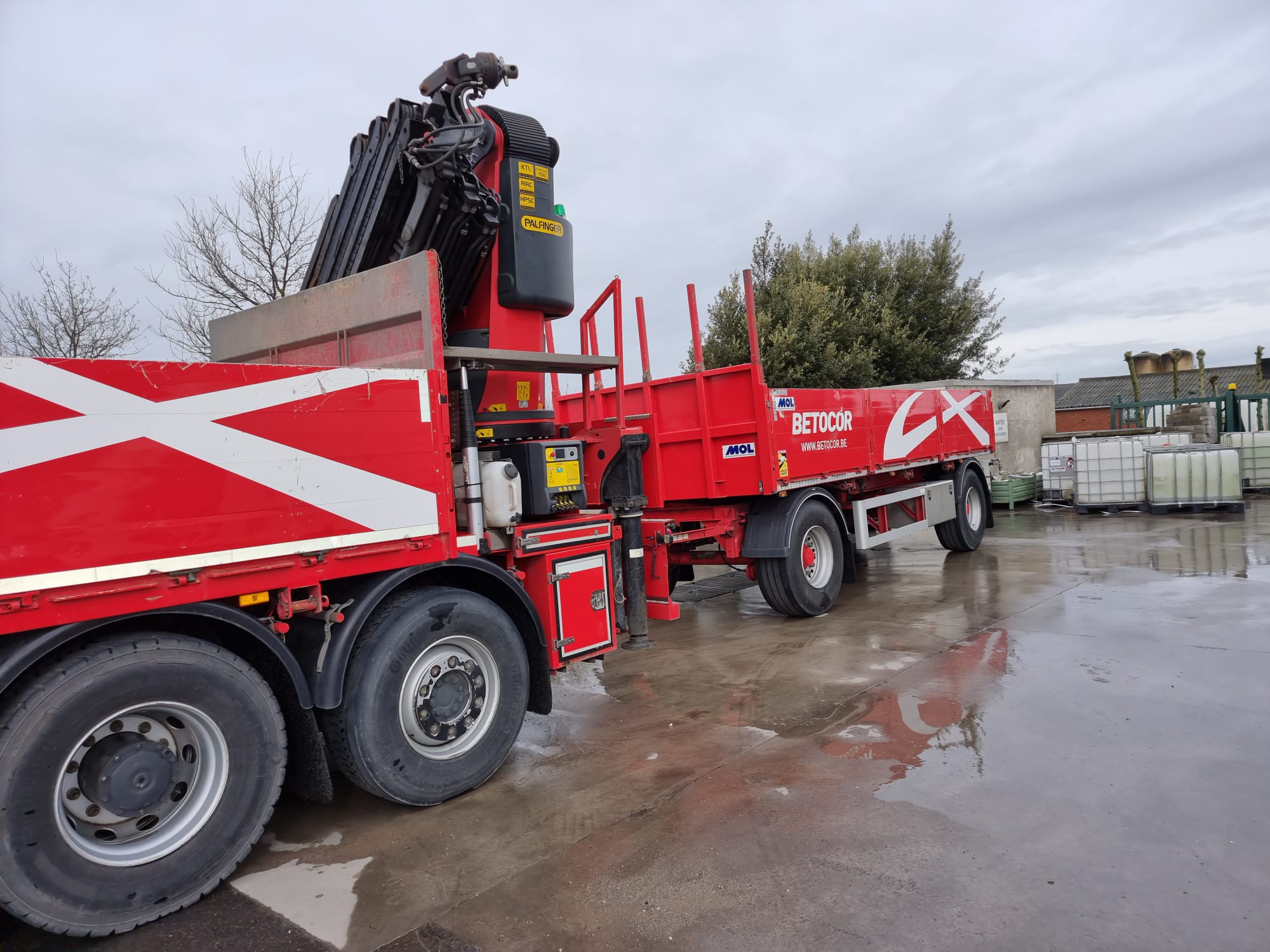 oplegger wassen mobiele truckwash West-Vlaanderen