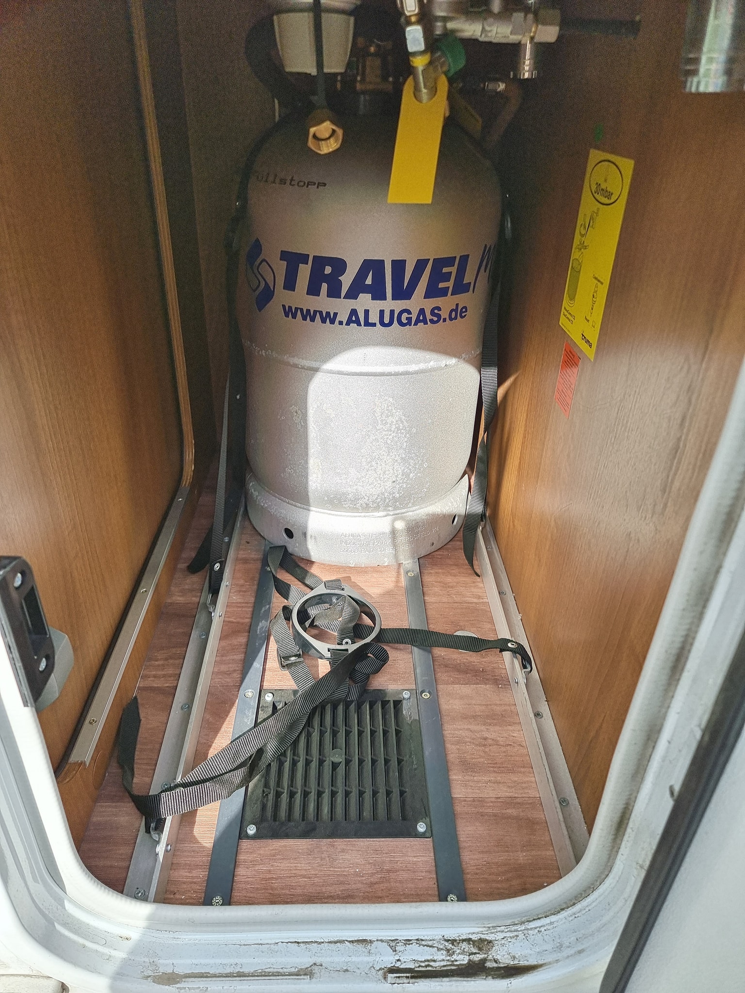 mobilhome voor schoonmaak AquaBlue
