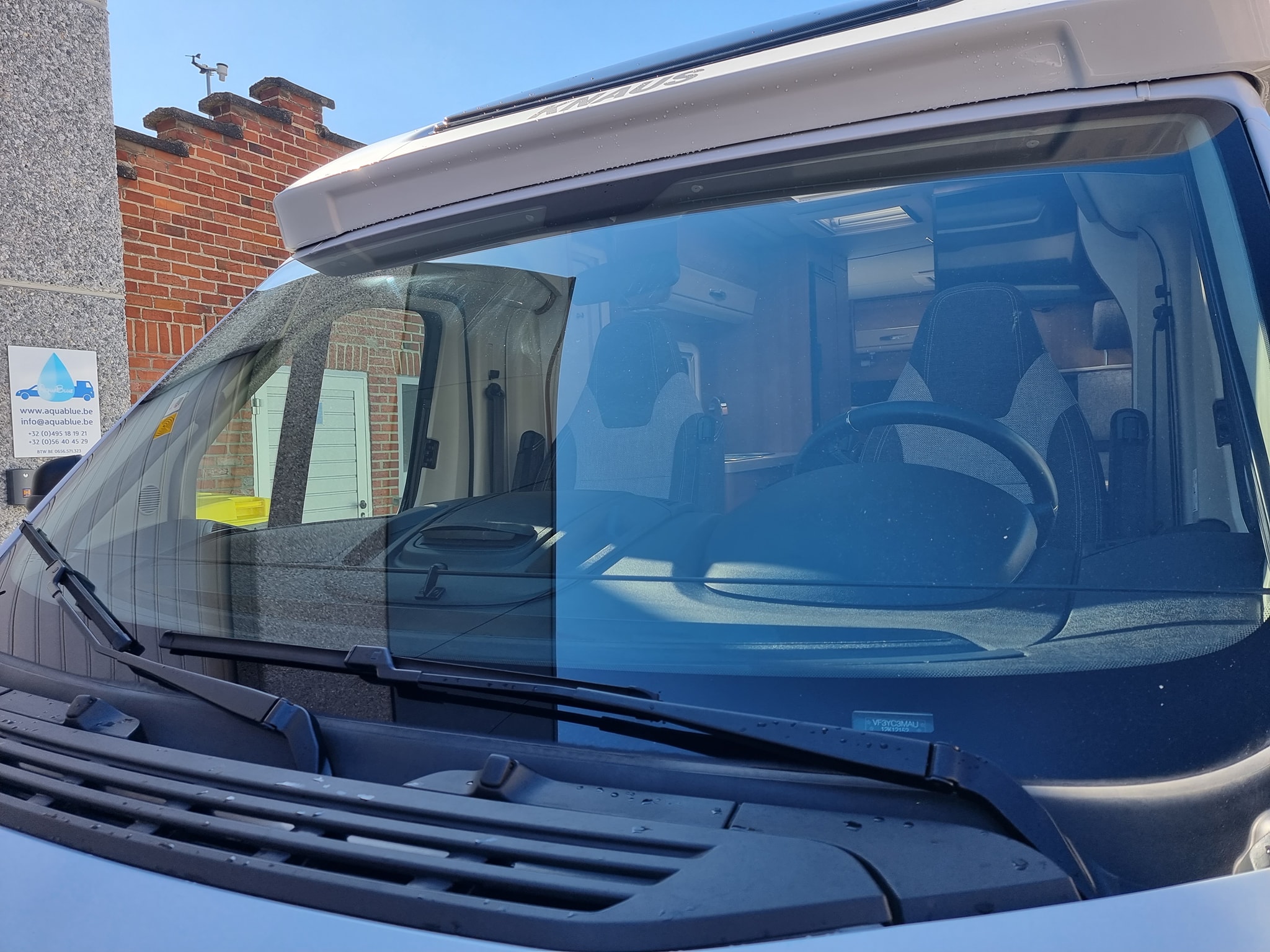 mobilhome na reiniging West-Vlaanderen AquaBlue