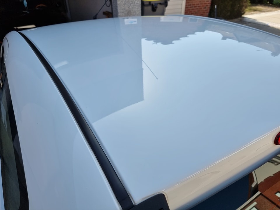 roetschade auto na AquaBlue behandeling