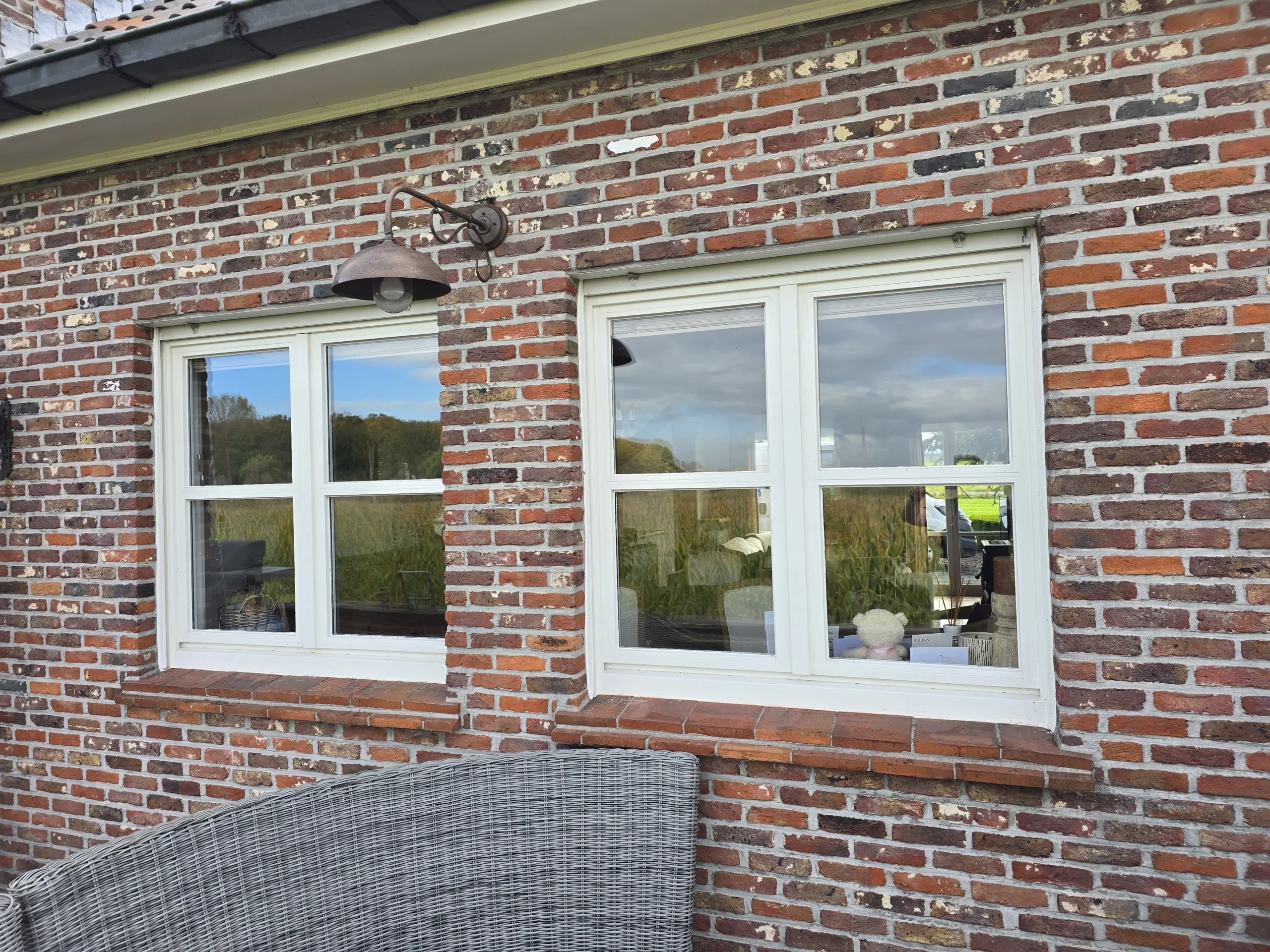 veranda glas reinigen glazenwasser AquaBlue